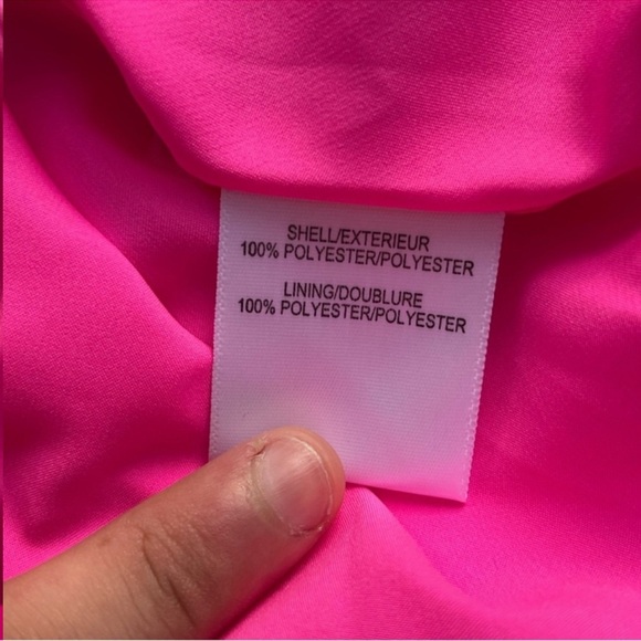 Women’s Neiman Marcus one33 social bright pink halter ruffle size 8 nwt - Picture 5 of 8